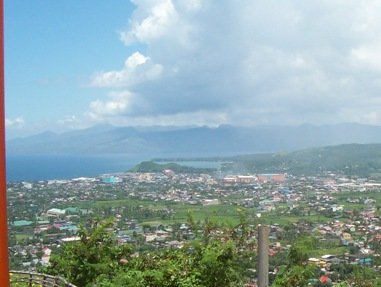 Panoramic view of the Legazpi City